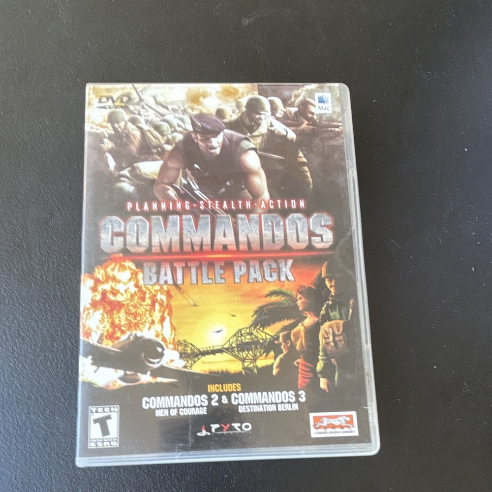 Eidos Commandos: Battle Pack Mac DVD Manual Included T NTSC-U/C 2004